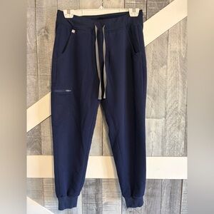 Women’s Figs Zamora Navy Jogger Scrub Pants Small Petite